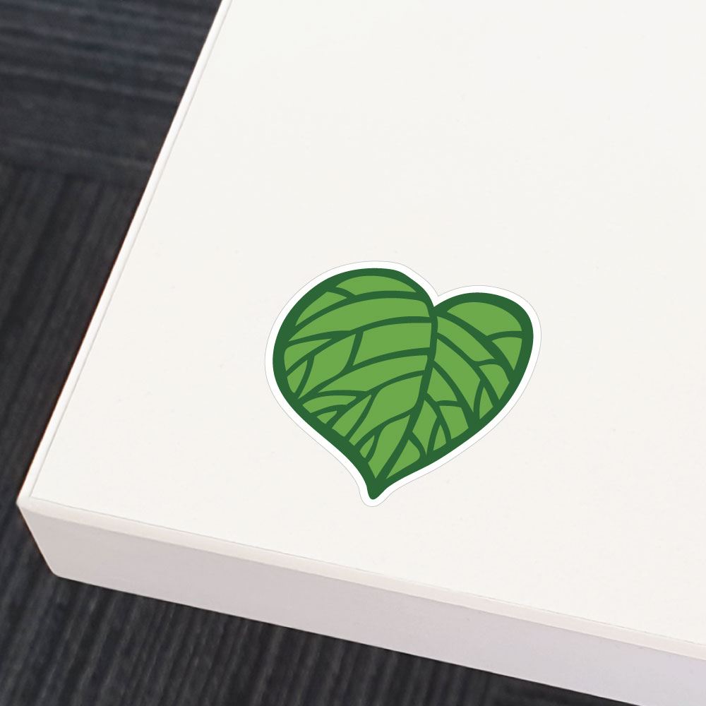 Leaf Heart Sticker Decal