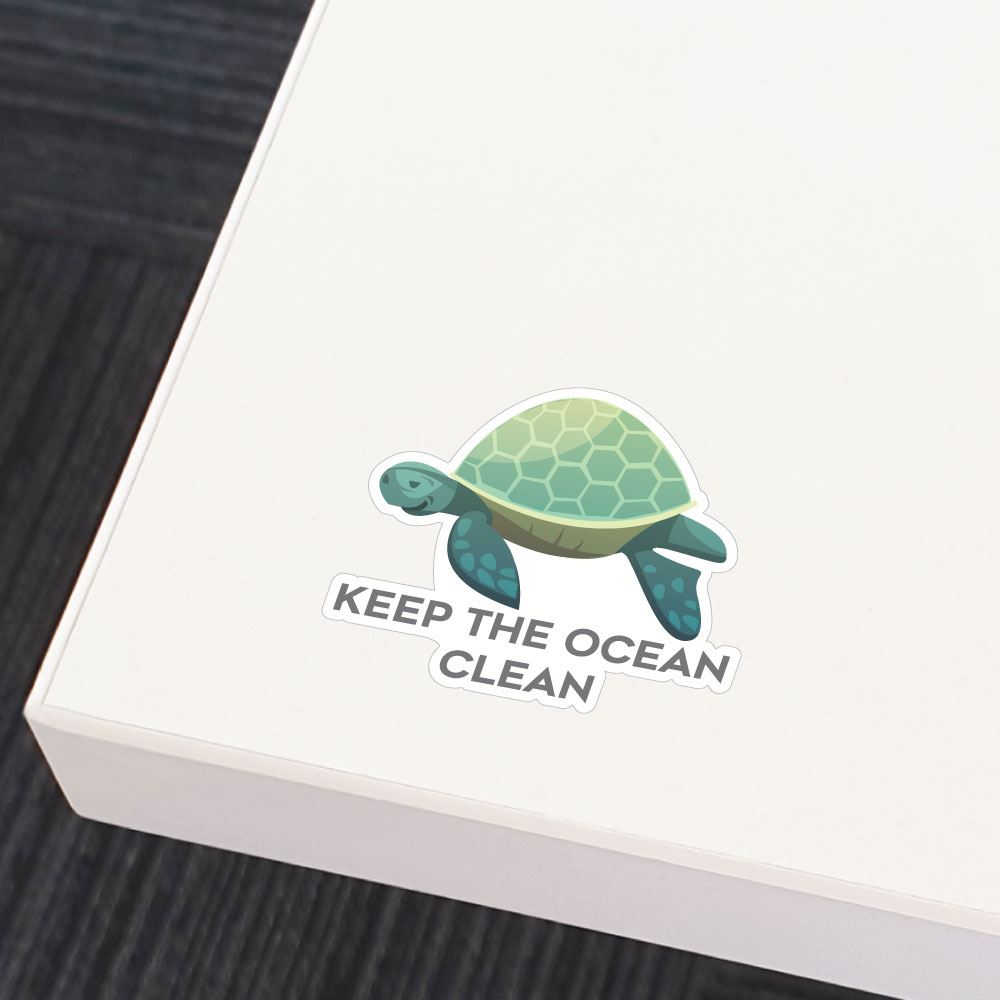 Keep The Ocean Clean Sticker Decal