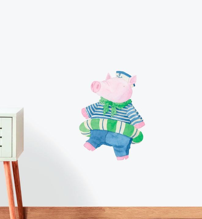 Bjorn The Sailor Going Swimming