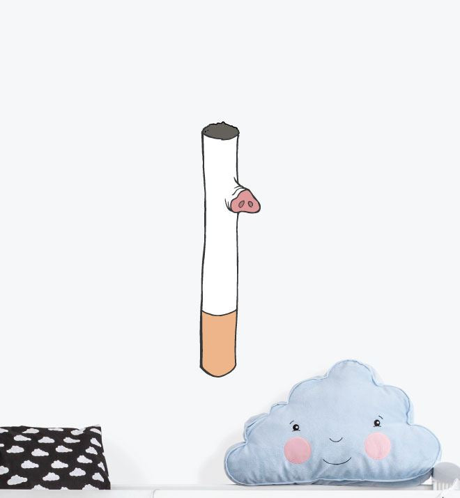 Snout Smoke Wall Sticker Decal