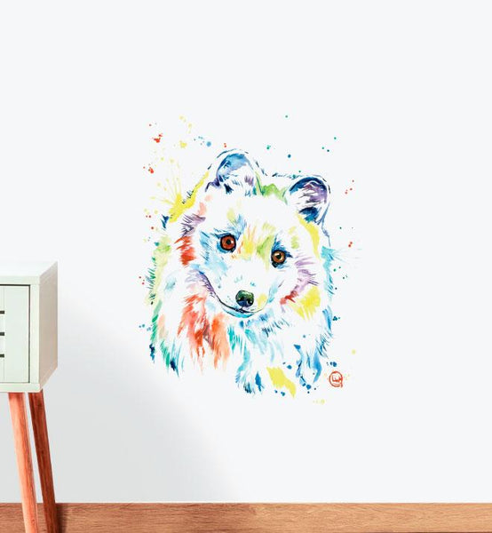 Arctic Fox Wall Sticker | Little Sticker Boy