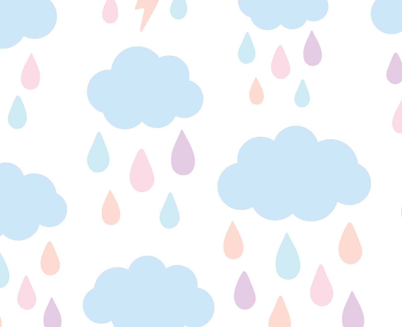 Rainy Day Wall Mural