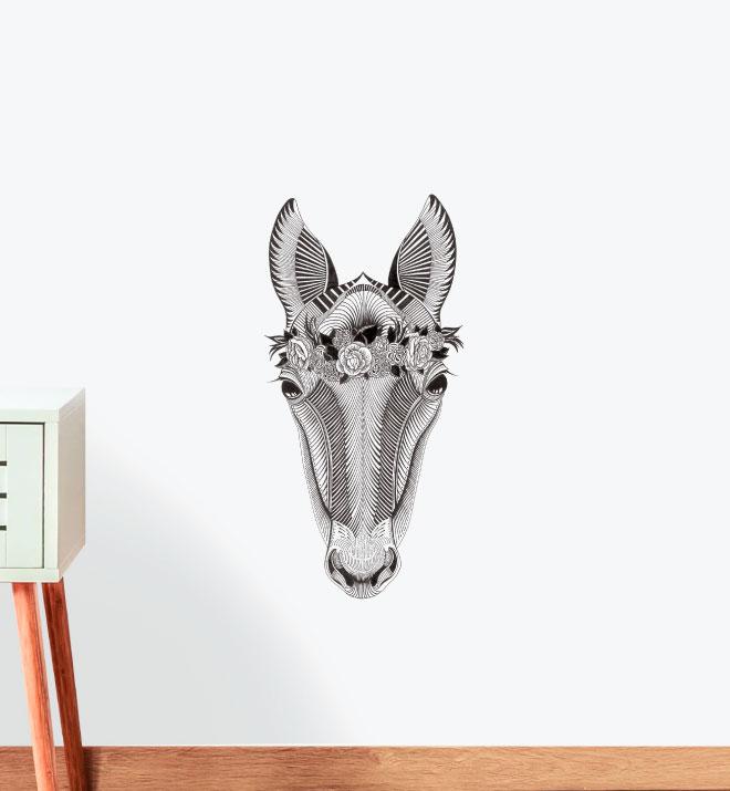 Kind-Hearted Horse Wall Sticker