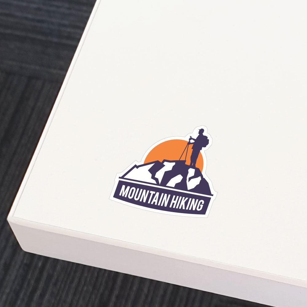 Mountain Hiking Sticker Decal