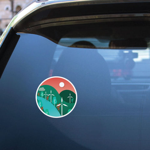 Windmills Sticker Decal