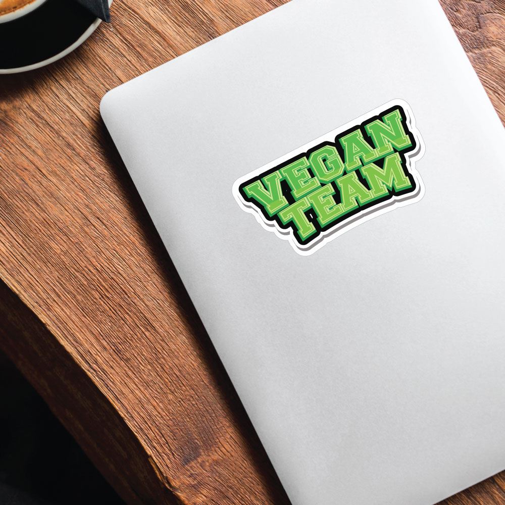 Vegan Team Sticker Decal