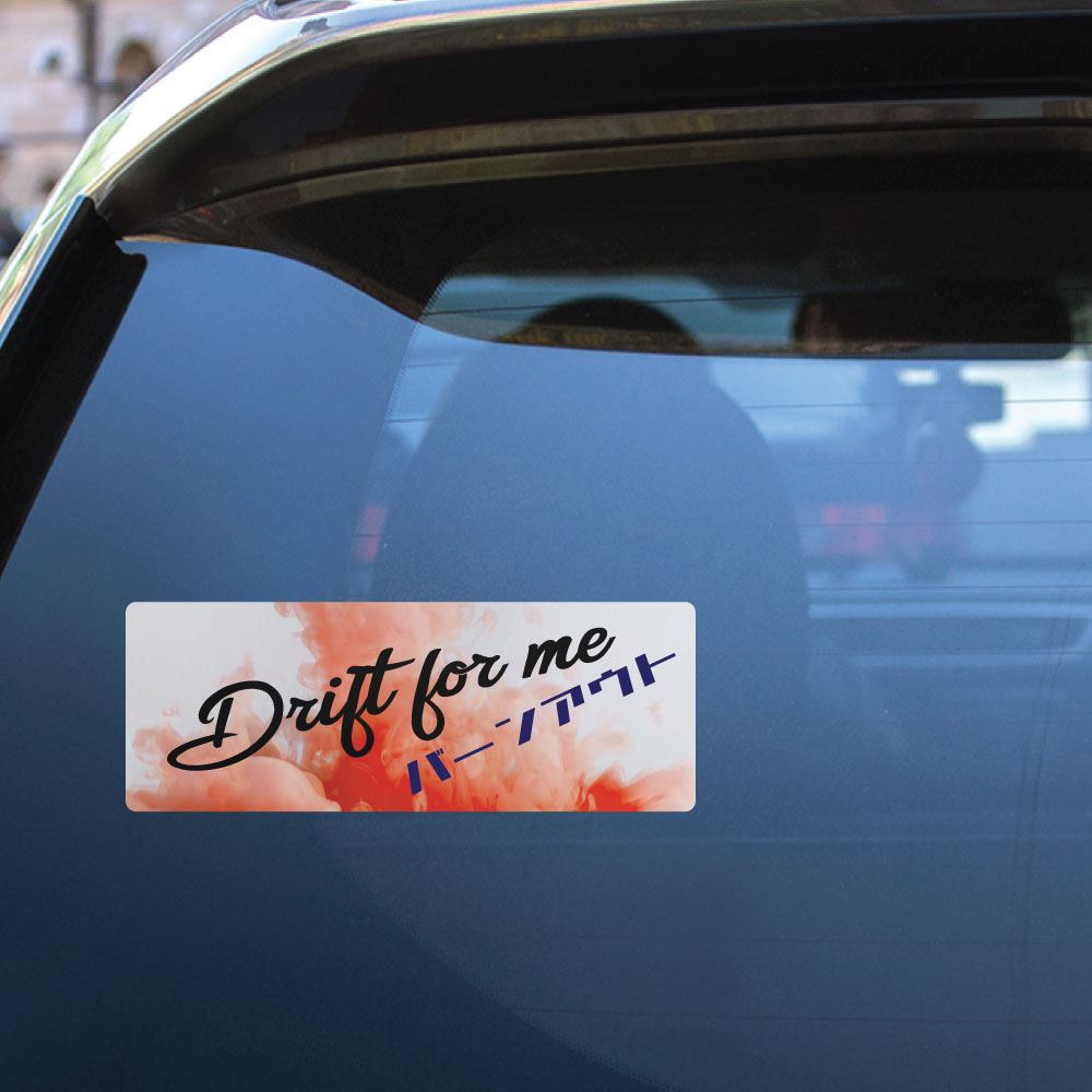 Drift For Me Jdm Japanese Kanji Racing Sticker Decal