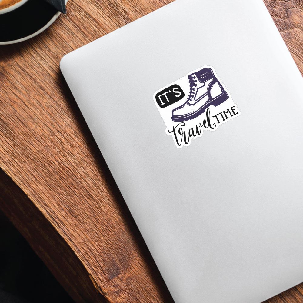 Its Travel Time Sticker Decal