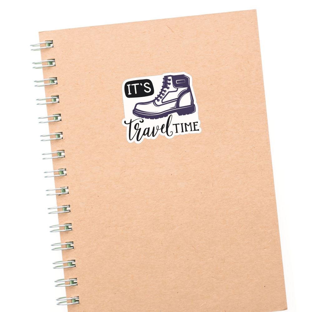 Its Travel Time Sticker Decal