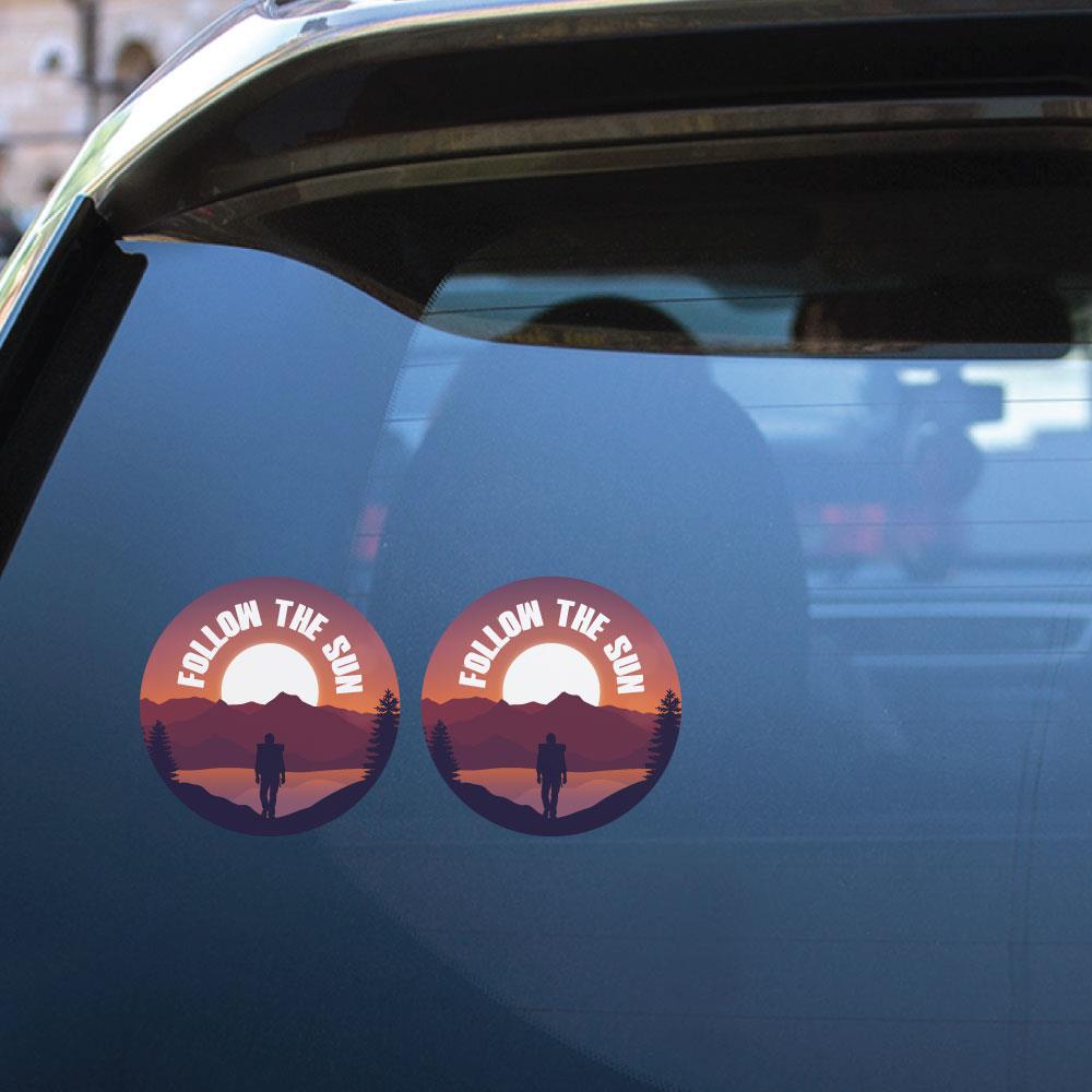 2X Follow Where The Sun Goes Sticker Decal