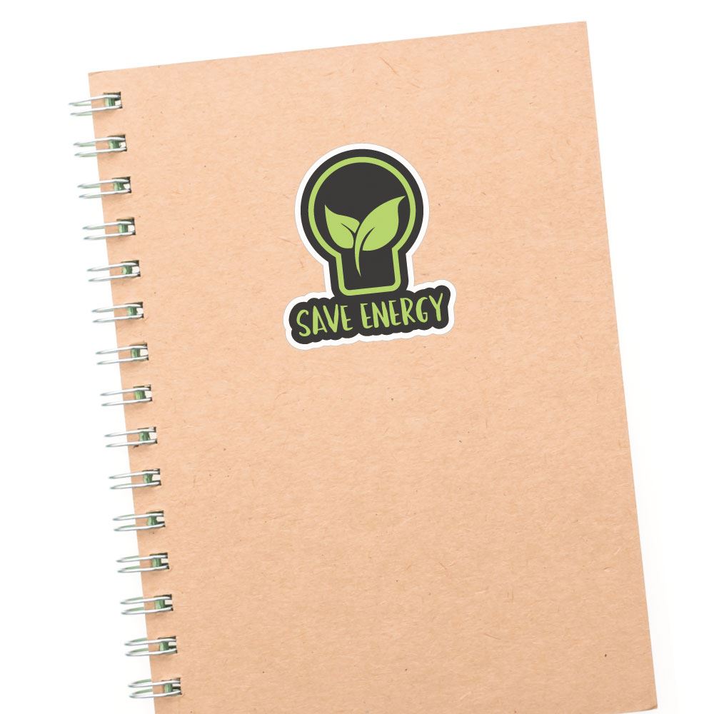 Save Energy Sticker Decal