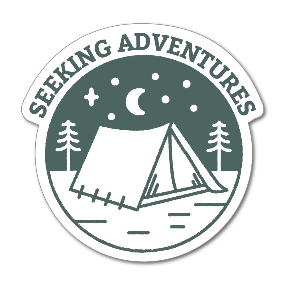 Seeking Adventures Sticker Decal
