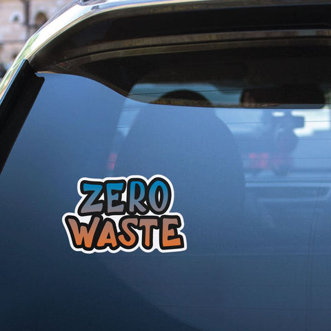Zero Waste Sticker Decal