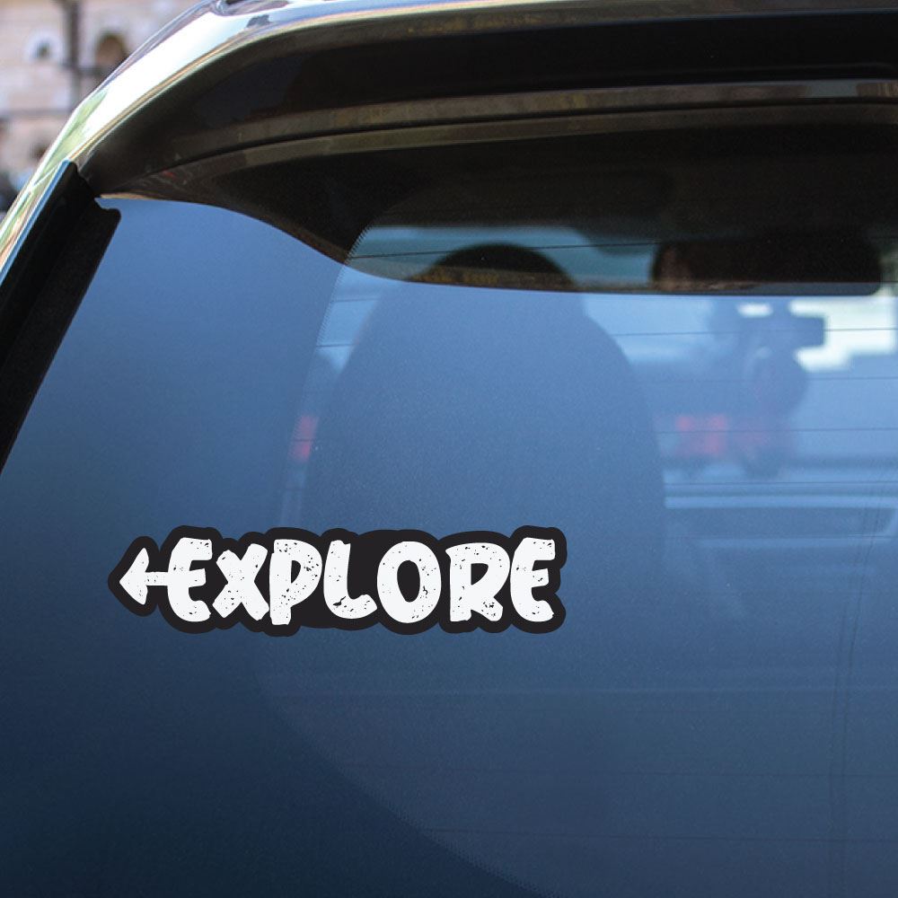 Explore Sticker Decal