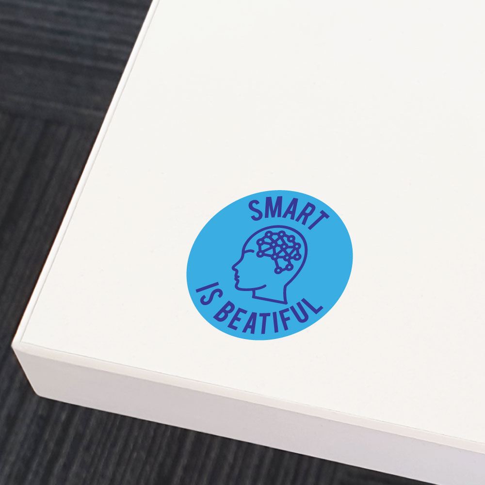 Smart Is Beatiful Sticker Decal