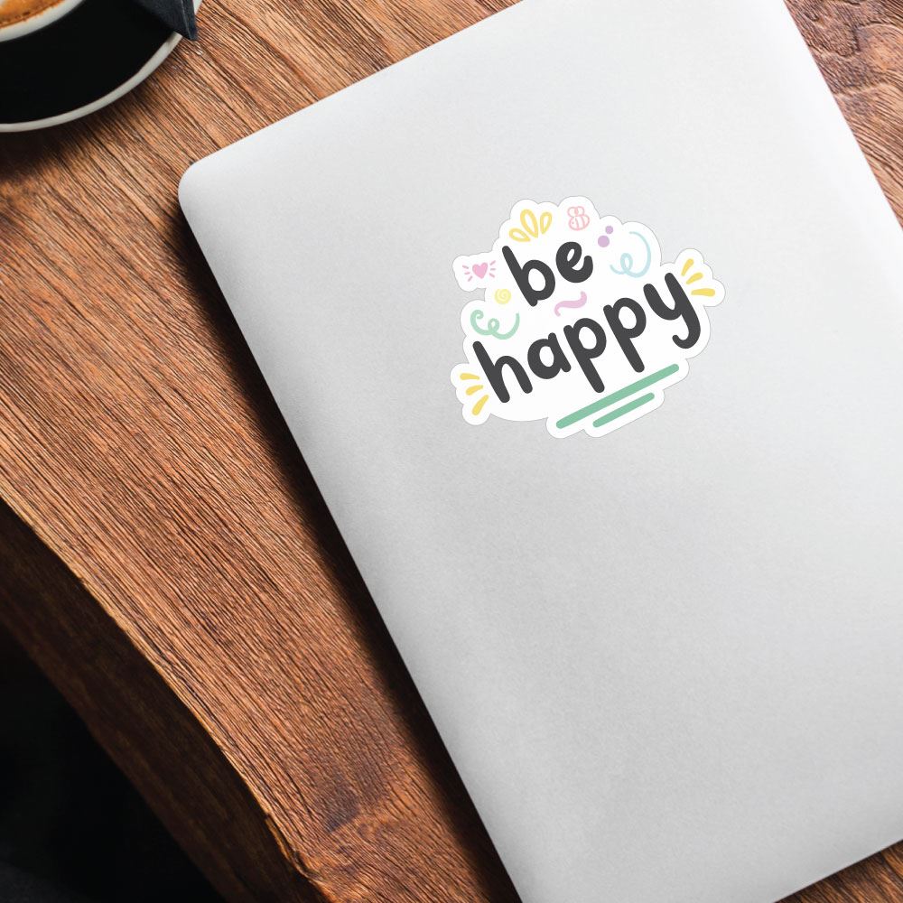 Be Happy Sticker Decal