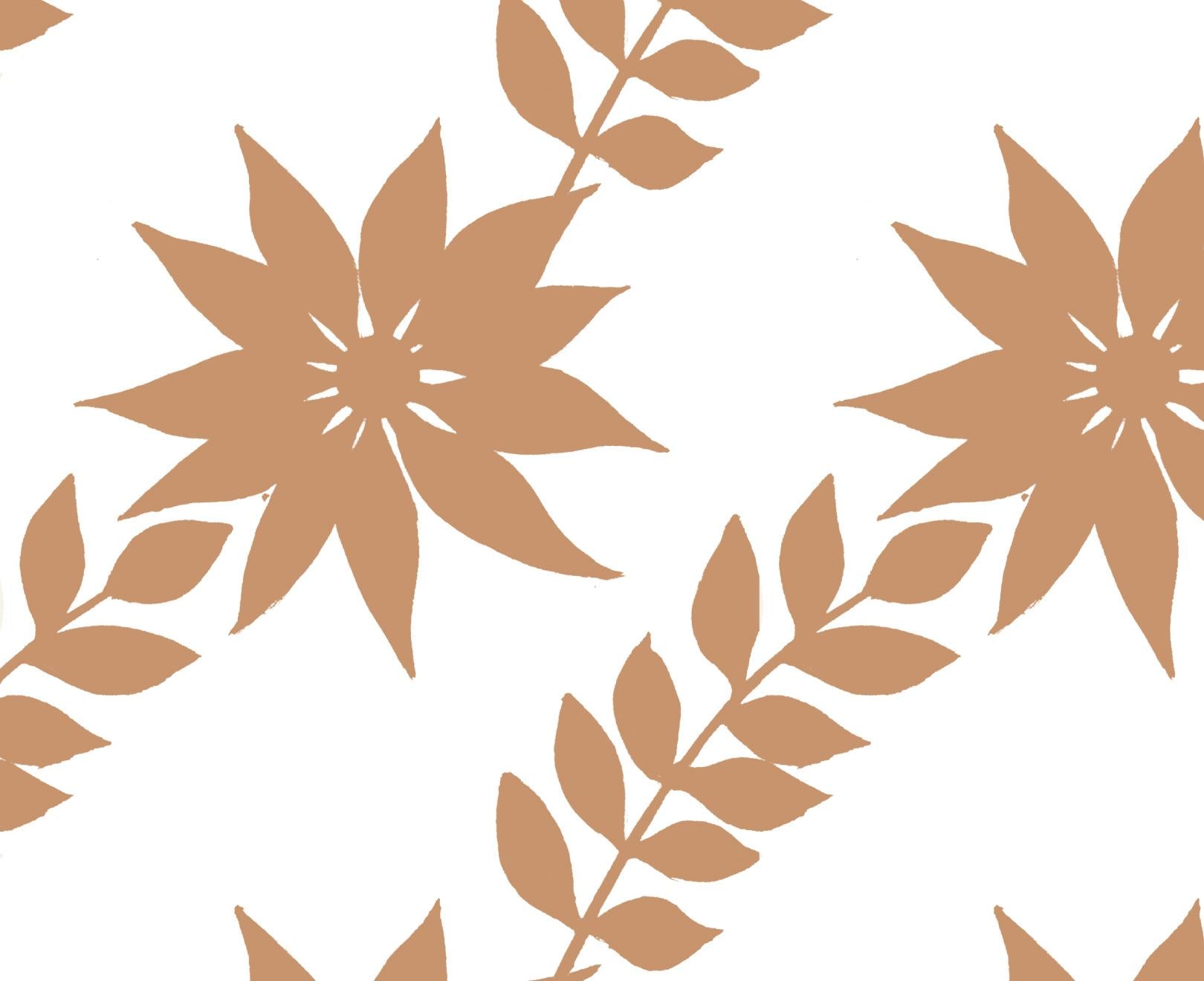 Brown Flower Wallpaper