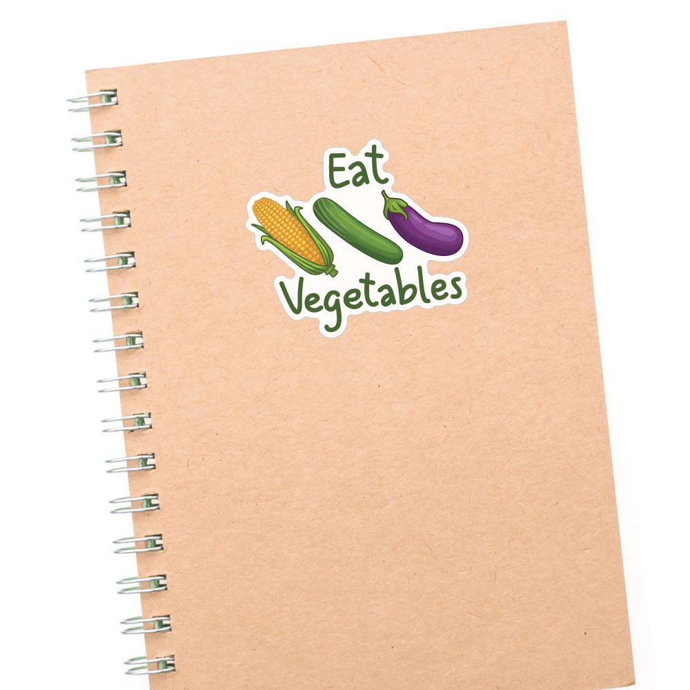 Eat Vegetables Sticker Decal