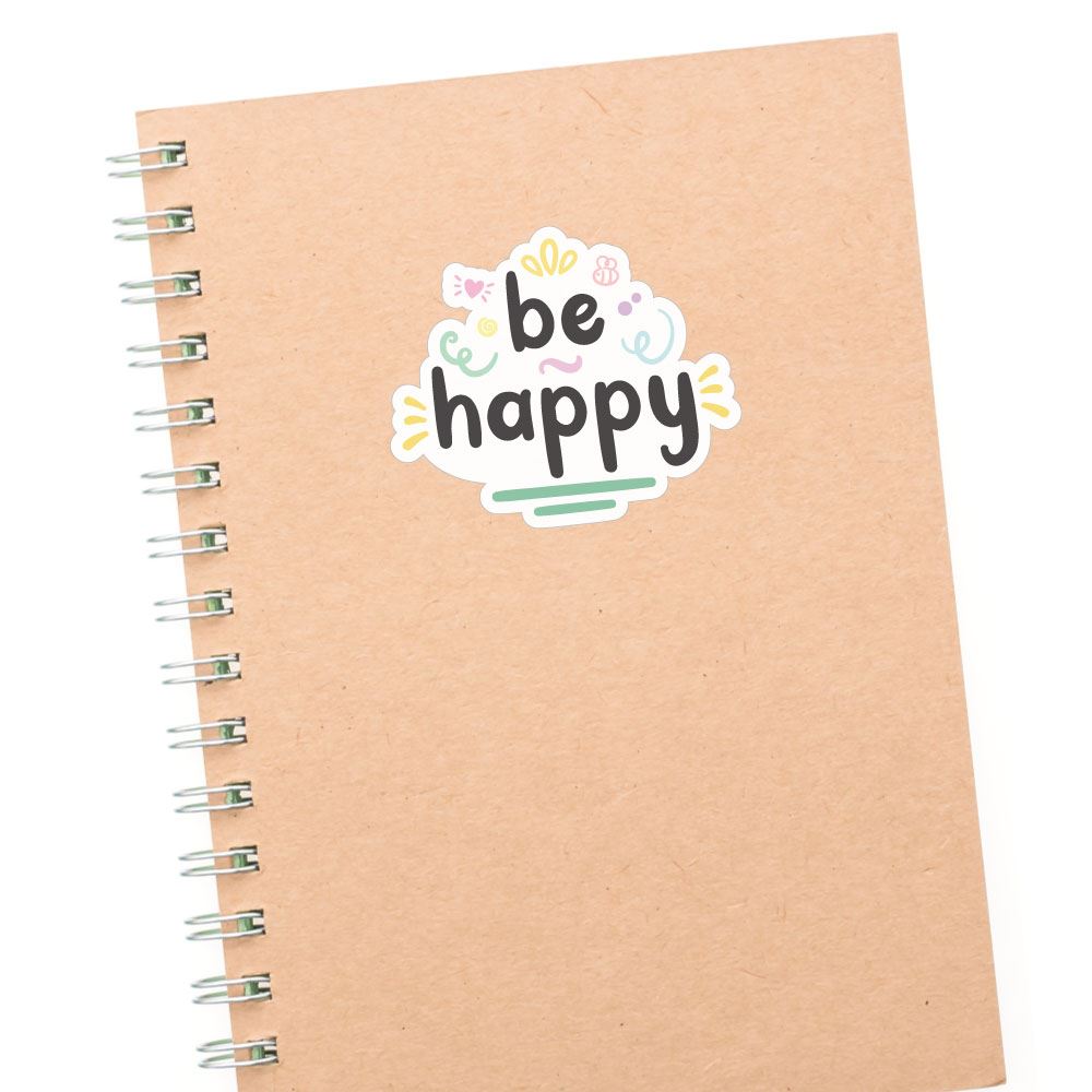 Be Happy Sticker Decal
