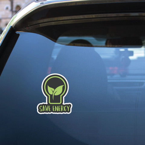 Save Energy Sticker Decal