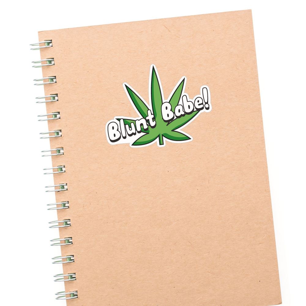 Blunt Babe Sticker Decal