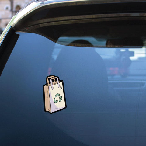 Zero Waste Bag Sticker Decal