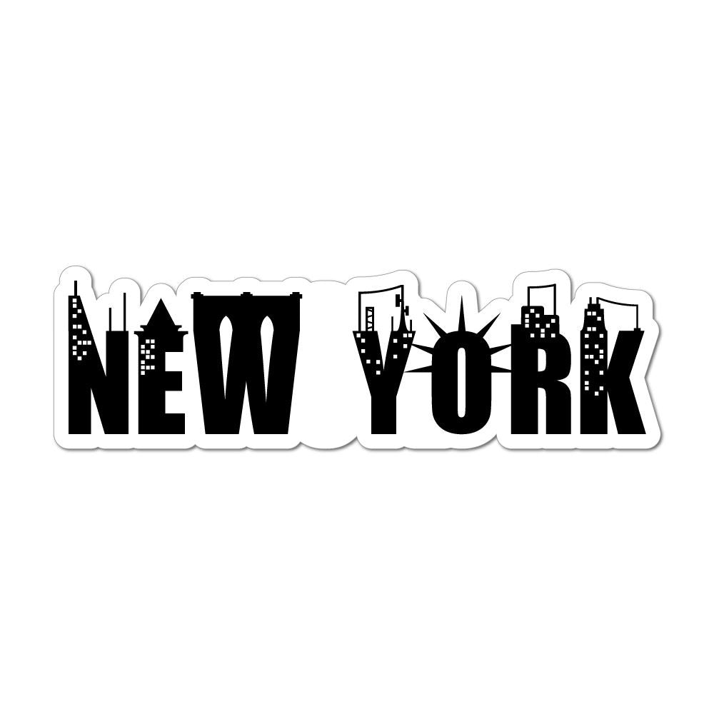 New York Car Sticker Decal