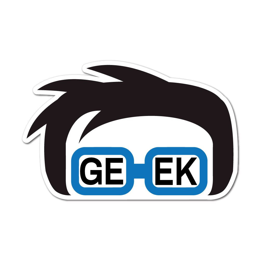 Geek Sticker Decal | Geek Stickers - Little Sticker Boy