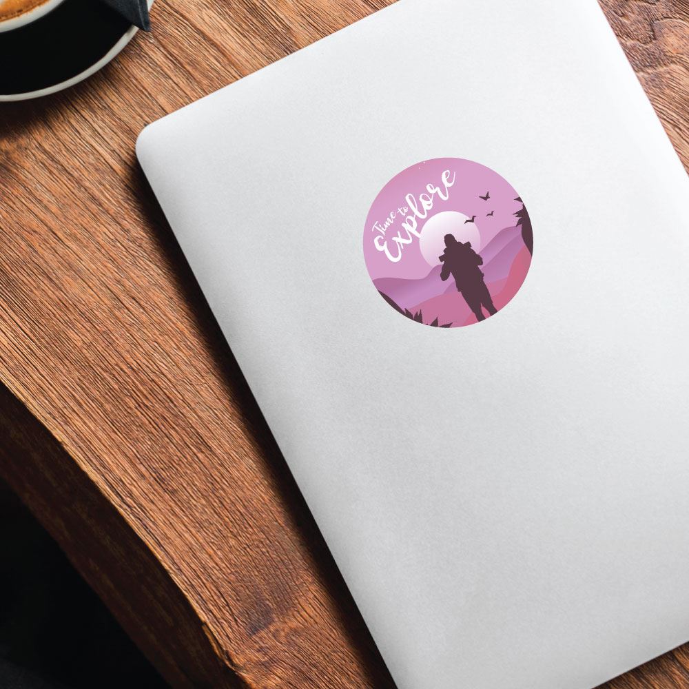 Time To Explore Sticker Decal