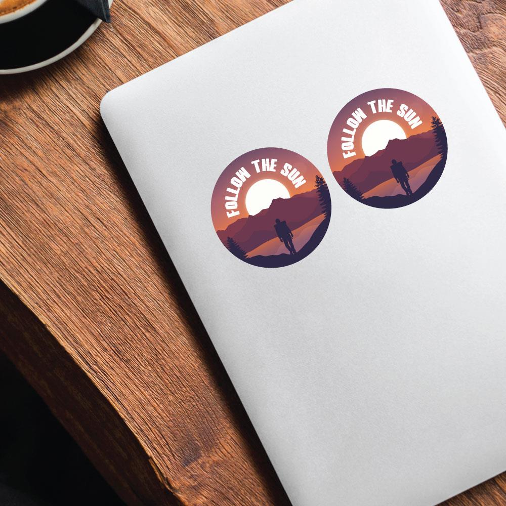 2X Follow Where The Sun Goes Sticker Decal