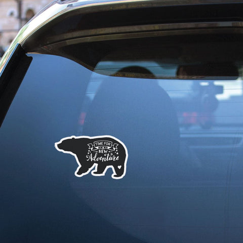 Time For New Adventure Sticker Decal