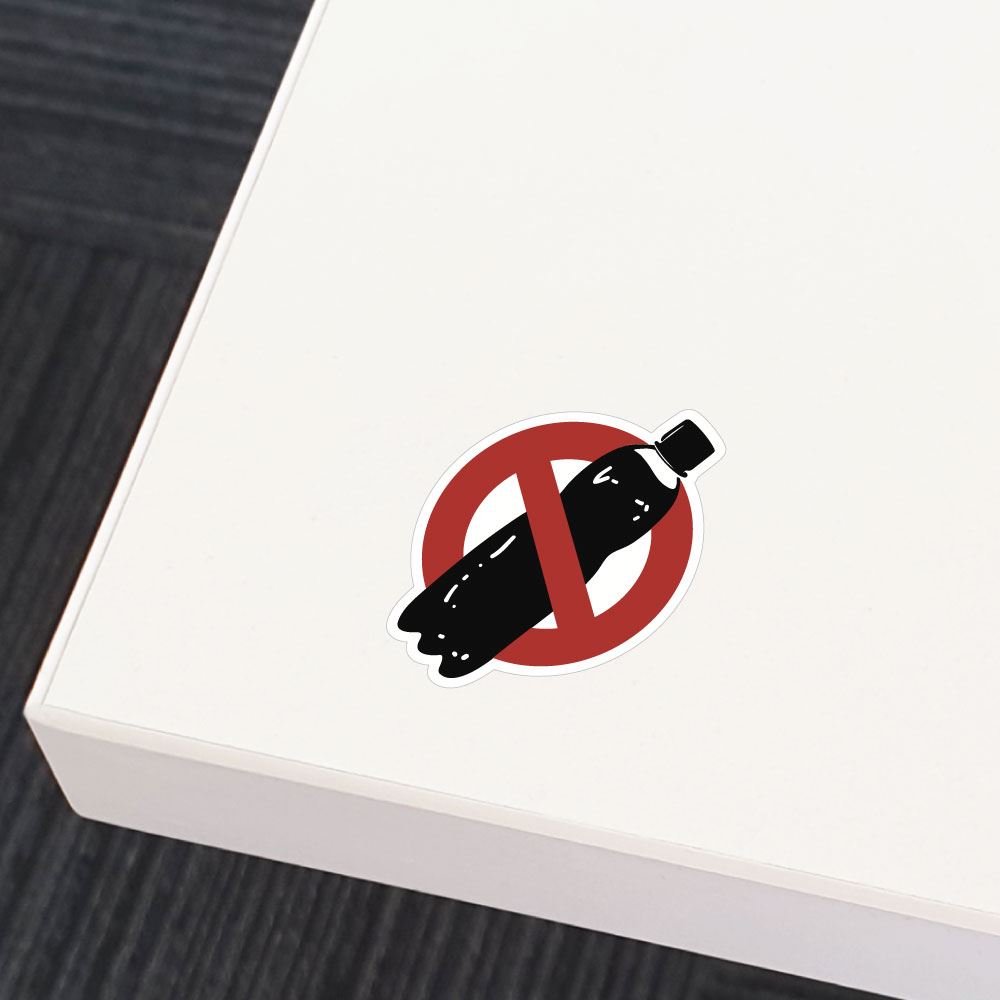 No Plastic Sticker Decal