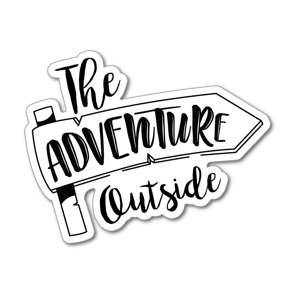 The Adventure Outside Sticker Decal