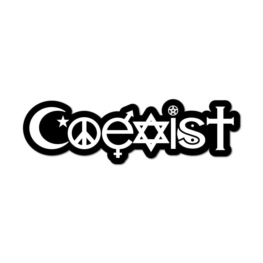 Coexist Car Sticker Decal