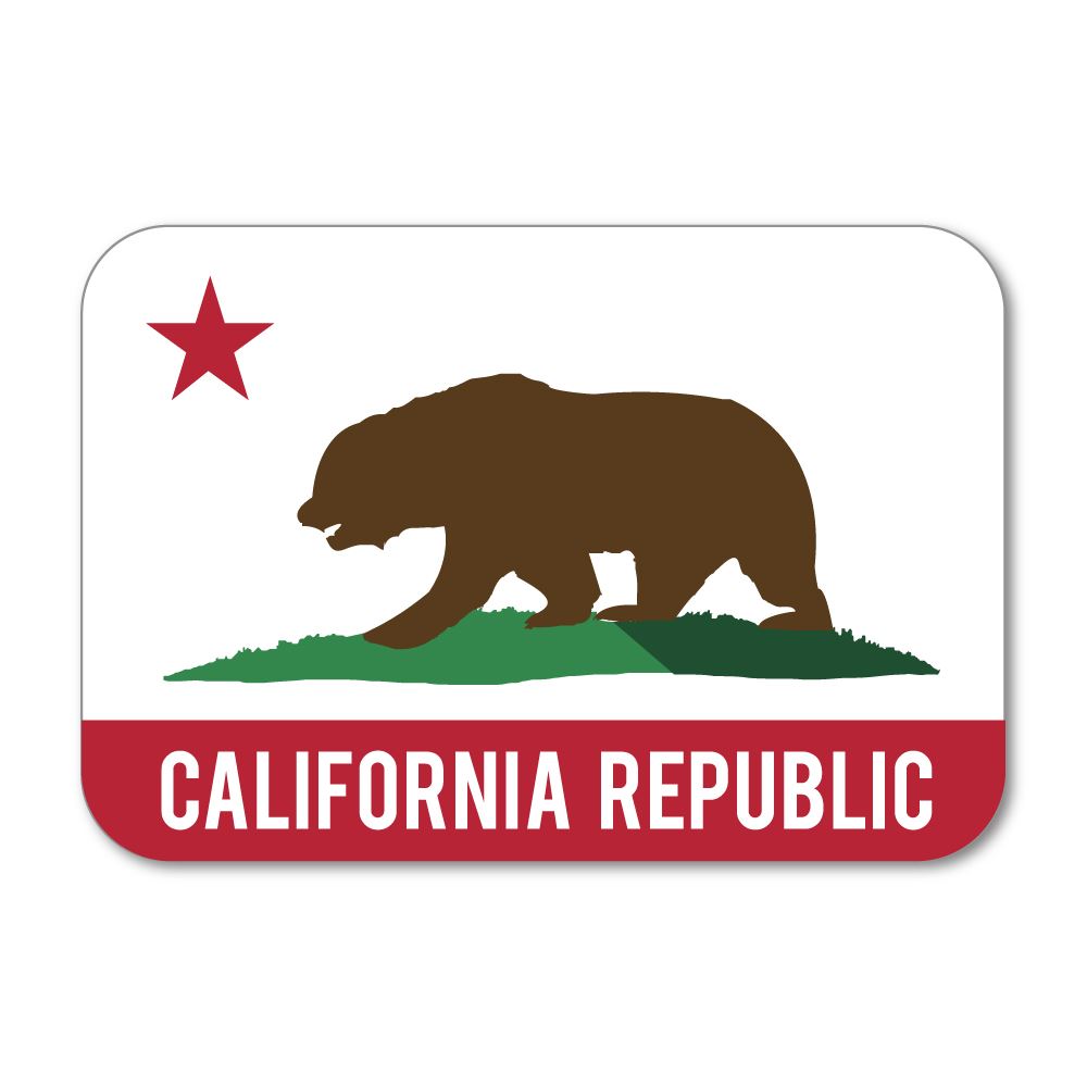 California Republic Sticker Decal