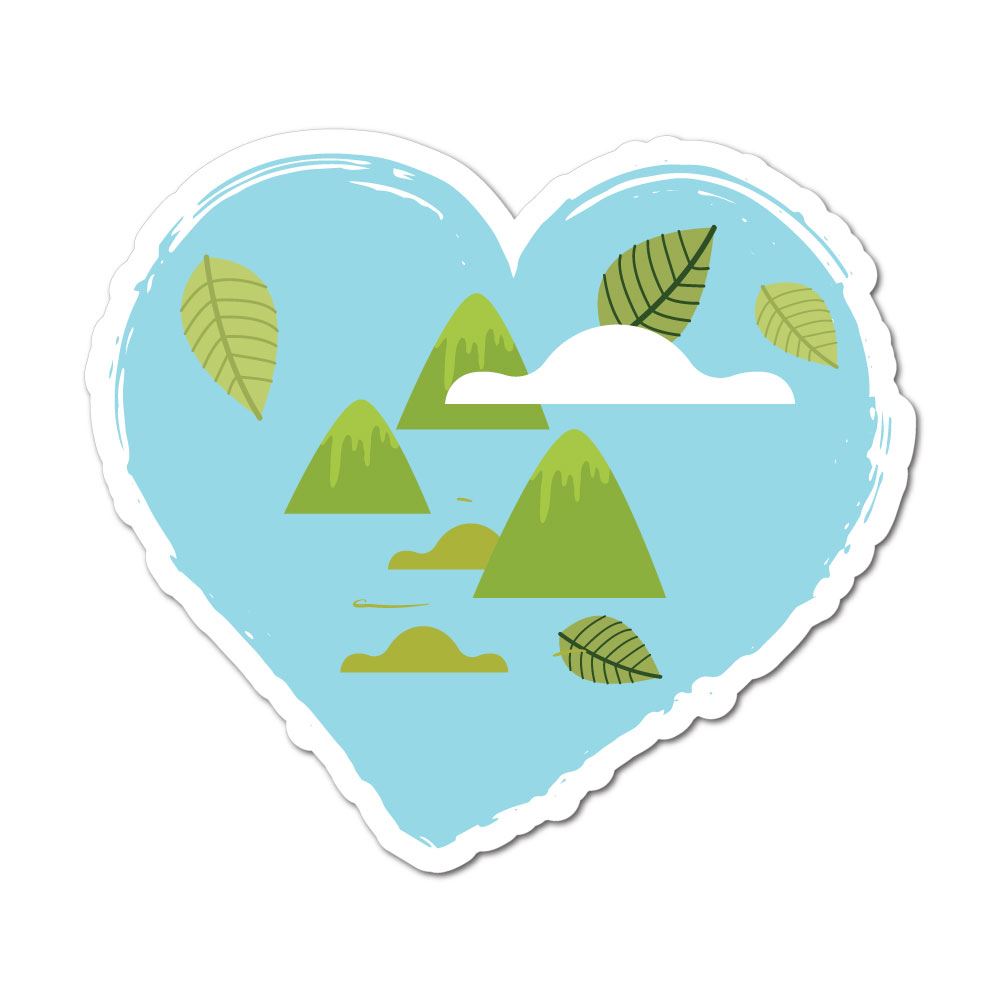 Nature Is Love Sticker Decal