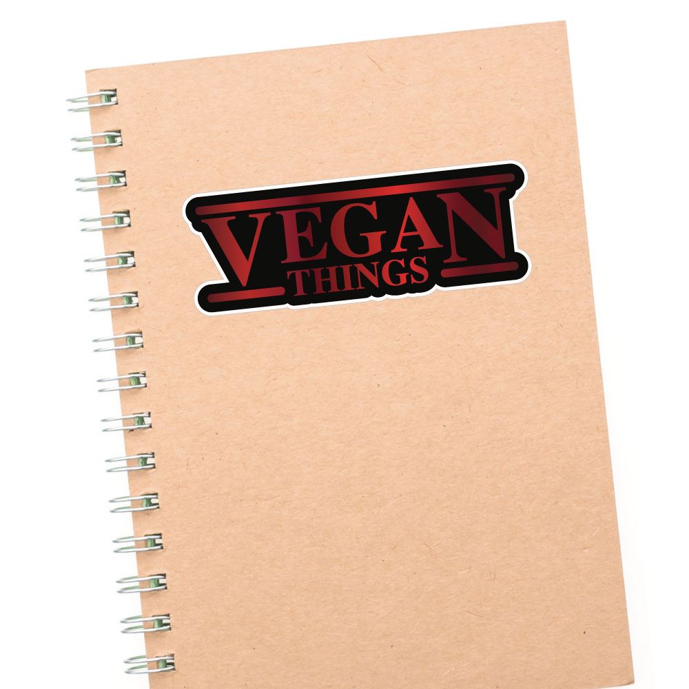 Vegan Things Sticker Decal