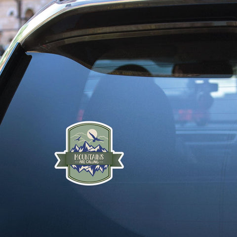 Mountains Are Calling Sticker Decal
