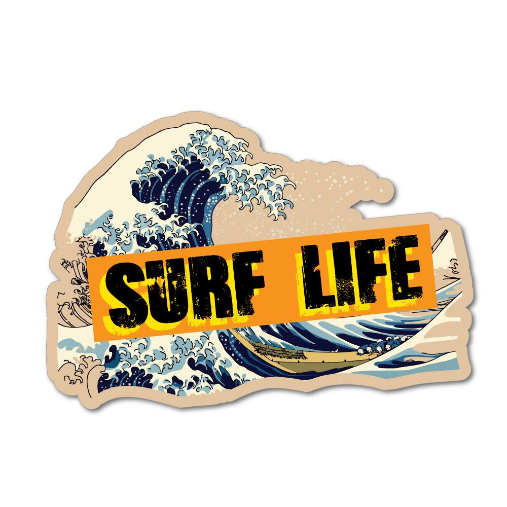 Surf Life Sticker Decal