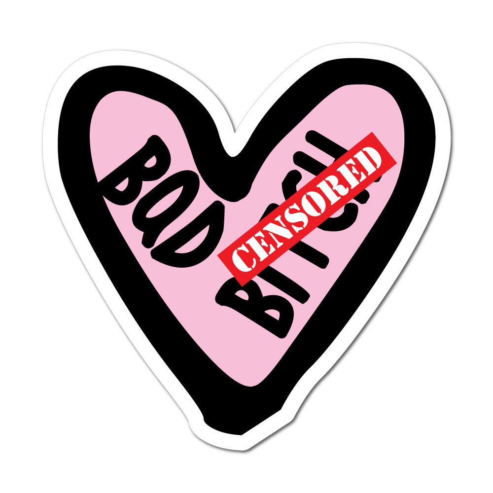Bad Girl Sticker Decal | Funny Stickers - Little Sticker Boy