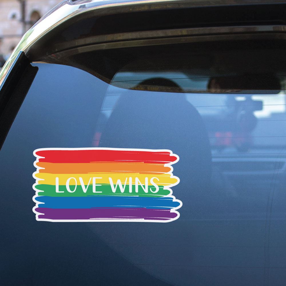 Love Wins Everytime Sticker Decal