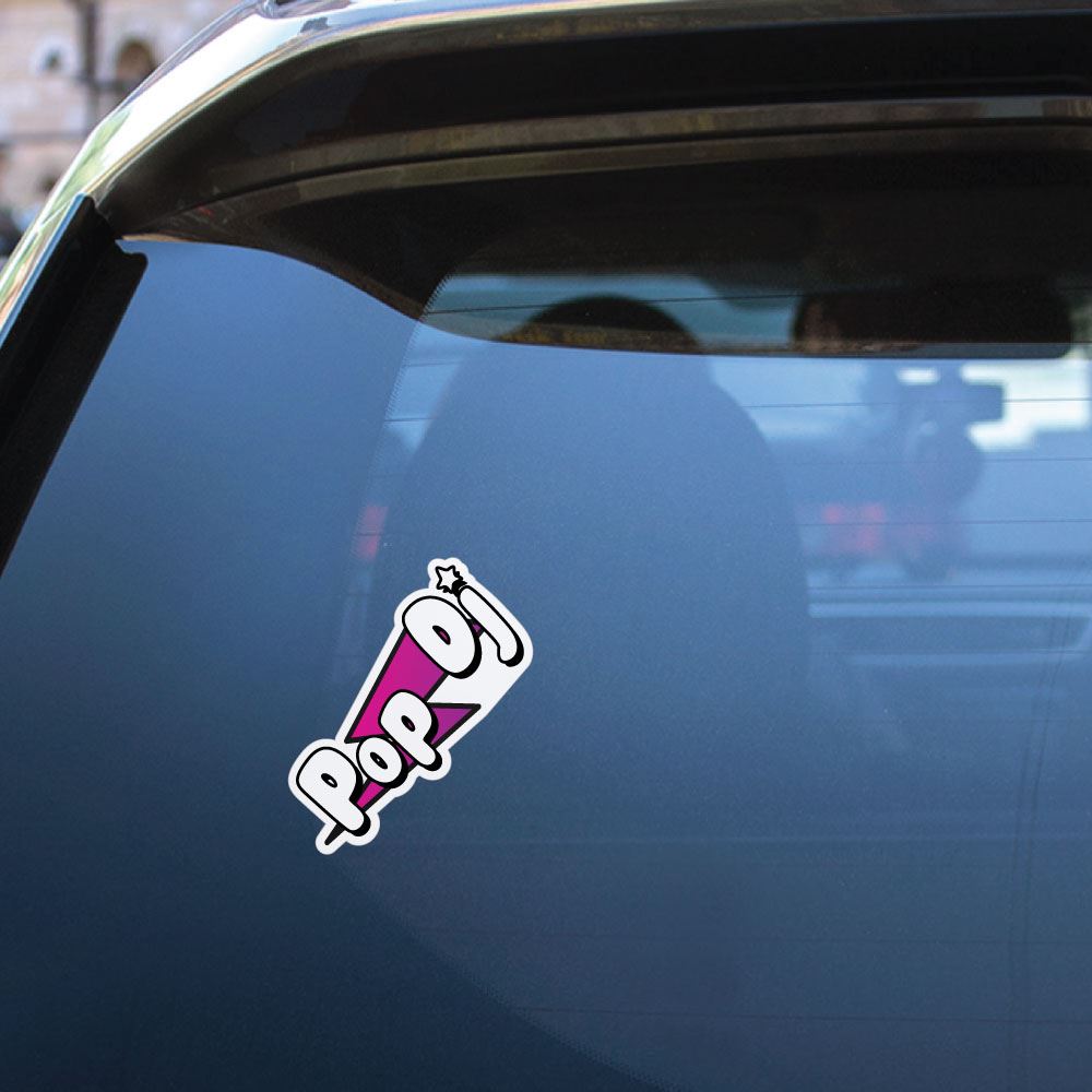 Pop Dj Sticker Decal