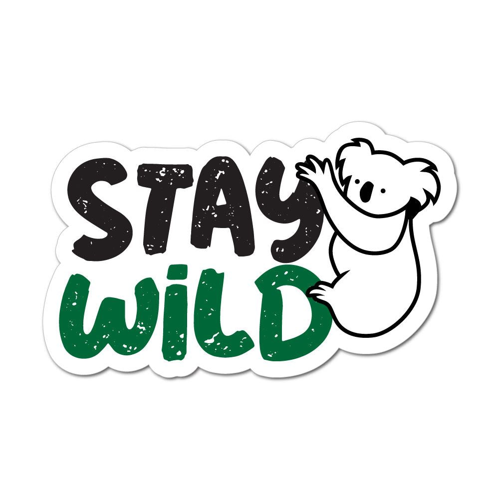 Stay Wild Koala Sticker Decal