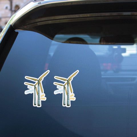 2X Eco Energy Sticker Decal