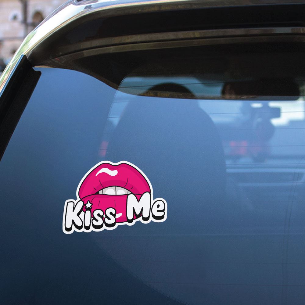 Kiss Me  Sticker Decal