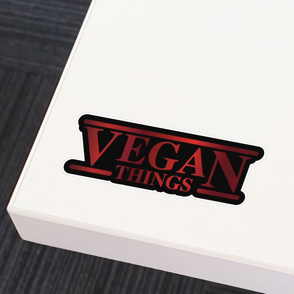 Vegan Things Sticker Decal