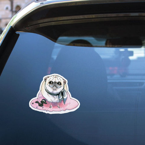 The Best Gal Pug Sticker Decal
