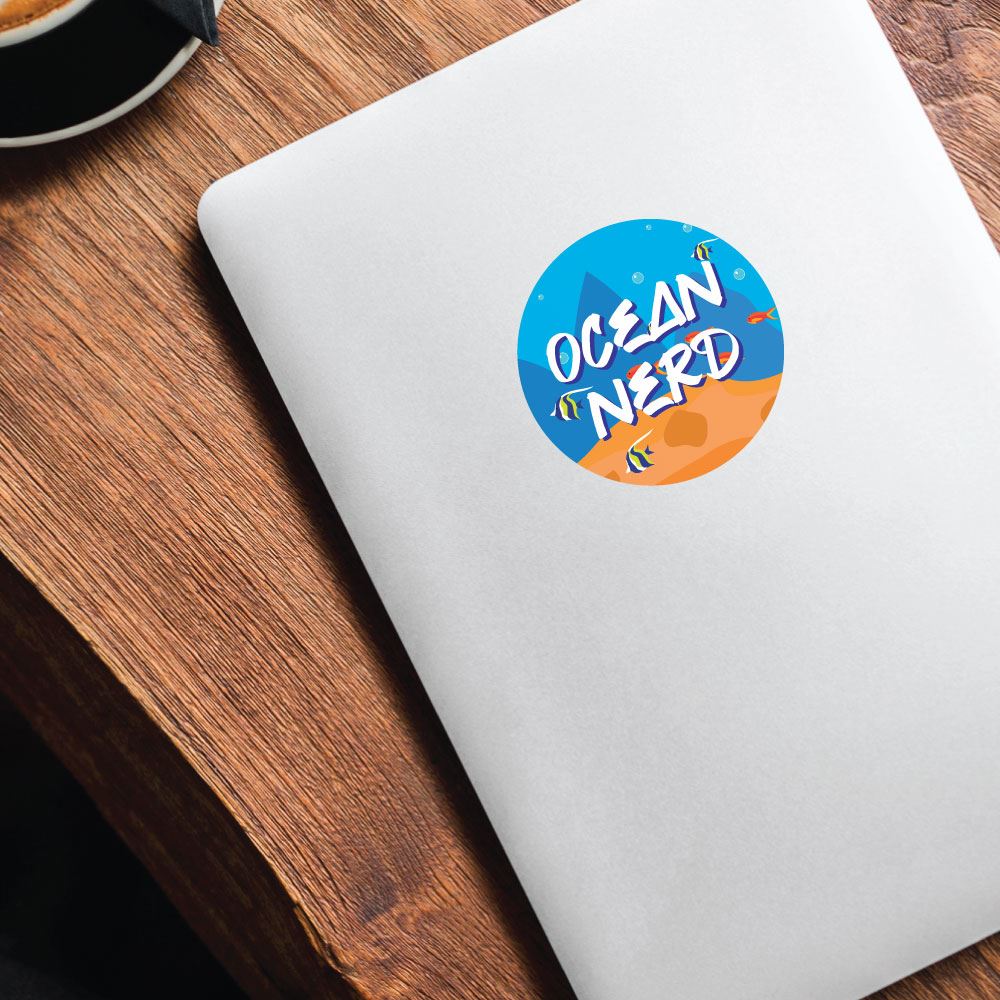 Ocean Nerd Sticker Decal