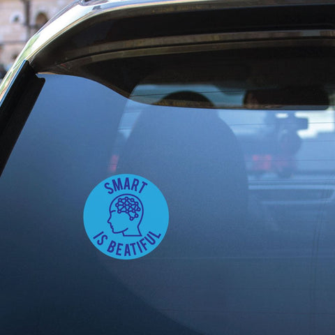 Smart Is Beatiful Sticker Decal