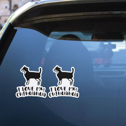 2X Chihuahua Sticker Decal